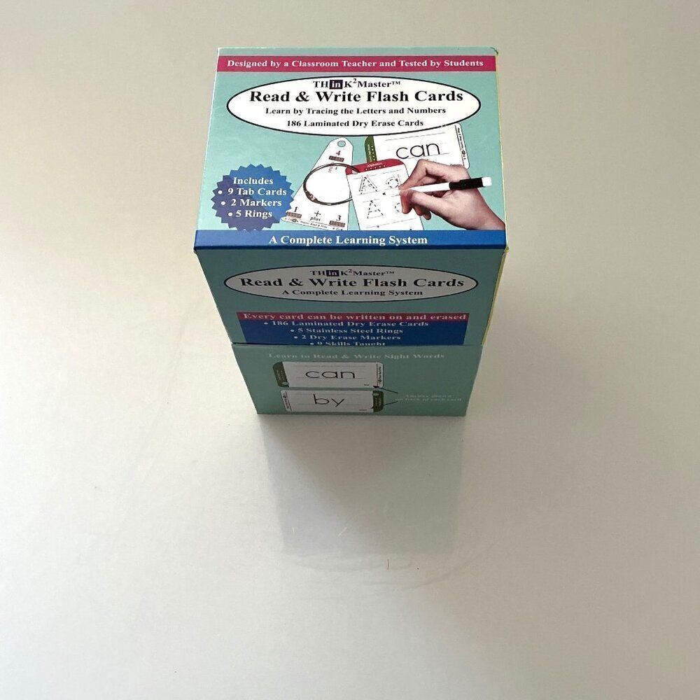 THINK2MASTER Read And Write Flash Cards Learning System - Picture 4 of 12